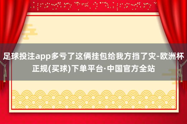 足球投注app多亏了这俩挂包给我方挡了灾-欧洲杯正规(买球)下单平台·中国官方全站