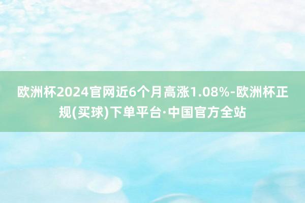 欧洲杯2024官网近6个月高涨1.08%-欧洲杯正规(买球)下单平台·中国官方全站